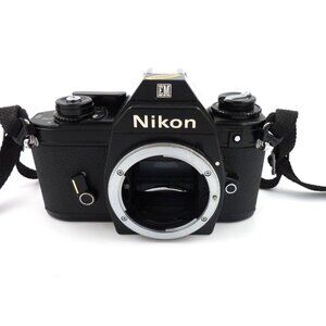Nikon EM 35mm SLR Film Camera Body Only cam works light meter does not read